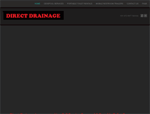 Tablet Screenshot of directdrainage.net